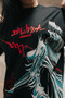 Evangelion Neon Genesis Anime Rei Ayanami Lilith Project Oversize Printed T-Shirt - 3