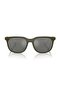 Ps B09Su 15X41A 54 Linea Rossa Unisex Oval Green Mirrored Bone Sunglasses - 2