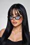 Asmly Leopard Blue Women's Sunglasses