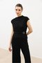 Women's Suit with Black Belt Detail - 4