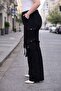 Women's Plus Size High Waist Cargo Pants with Pockets and Belt, Comfortable Fit - 5