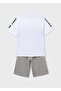 Summer Boys' 2-Piece Shorts T-Shirt Set - Gray - 5
