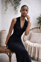 Women's V-Neck Long Summer Knitwear Dress - 2