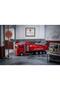 Fire Truck with Extendable Ladder, Pull-Back 19 cm Ladder, Rotatable Toy Truck - 5