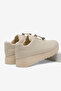 Women's Beige Comfortable Lace-Up Shoes - 5