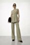 V-Neck Button Detailed Sleeveless Set - 2