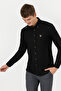 Men's Black Long Sleeve Basic Shirt 50256694-Vr046 - 2