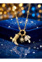 Italian Chain Detailed Figured Lucky Necklace - Boots & Star & Mushroom - 8