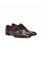 Brown Lace-Up Genuine Leather Men's Shoes