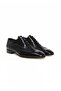 Black Color Lace-Up Genuine Leather Men's Shoes