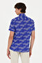 Men's Blue Short Sleeve Shirt 50247599-Vr212 - 5
