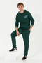 Men's Green Hooded Sweatshirt 50253314-Vr054 - 4