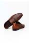Tan Color Laceless Genuine Leather Men's Shoes - 2