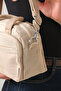 Delavavia Beige Women's Multi-Compartment Waterproof Crinkle Daily Crossbody and Shoulder Bag - 4