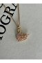 316L Steel Pink Swan Pendant/Gold