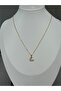 316L Steel Mini Gold Swan Necklace - 3