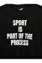 Printed Half Sleeve Crew Neck Oversize Sports T-Shirt - 5