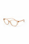 Azire Beige Frame Optical Compatible Vintage Retro Glasses