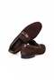 Brown Laceless Genuine Leather Suede Men's Shoes - 2
