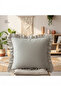 Ham Linen Cream Ruffles Cushion 2 Pieces Cushion Cover (43 X 43) - 5