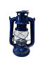 Metal Sailor's Lantern Navy Blue Color Camping Lamp Gas Lamp 24X15Cm - 3