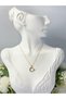 Steel Moon Star Necklace – Vip Steel Zircon Stone Detailed Stylish Women's Necklace - 4