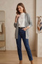 Gray Knitted Cardigan - 3