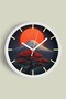 Abstract - Bohemian - Nature - Sea View Modern Wall Clock - 42cm - White Case with Glass Front