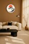 Abstract - Bohemian - Nature - Sea View Modern Wall Clock - 42cm - White Case with Glass Front - 2