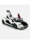 1:24 Scale Luxury Sports Car with Opening Scissor Doors, Pull-Back Action-White - 4