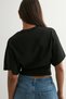 Natural Viscose Blouse with Wide Sleeves and Fitted Waist - 5