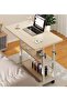 Portable Computer Desk, 60-90cm/24-35in Height Adjustable Laptop Table Small Standing Desk Rolling C - 2