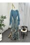 Evening Dress Sky Blue - 5