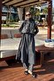 New Patterned Long Hijab Swimsuit