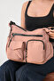 Delavisa Pink Women's Multi-Compartment Waterproof Crinkle Daily Crossbody Bag - 5