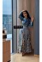 Evening Dress Sky Blue - 3