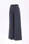 Women's Wide Leg Pants Double Pleated Elastic Waist Pants - 4