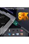 كابل توبي HDMI بطول 10 متر، معتمد بدقة 8K، سرعة فائقة تصل إلى 48 جيجابت في الثانية، كابل HDMI 2.1 عالي السرعة. - 4