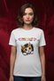Premium 100% Cotton White Special Design Cat Printed Unisex T-Shirt - 7