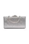 Women's Pointed Toe Style Heeled Evening Dress Shoes and Bag Set - 2
