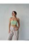 Women's Ribbed Rope Strap Crop Bustier - 3