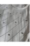 Intive Moda Ottoman Fabric Diamond Pattern Crew Neck Shiny Stone Detailed Premium Blouse/Crop - 7