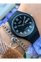 Black Color Silicone Strap, 10 Bar Water Resistant (Suitable for Pool, Sea) Women's Calendar Wristwatch - 3