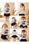 Girl's Character Detailed Skirt Sweat Set