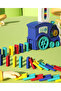 Domino Laying Train Toy with Music & Lights, Controllable Direction - 3