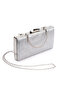 Women's Silver Wavy Evening Dress Bag - 3