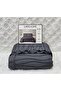 Milano Stone Wash Bearded Ultrasonic Ruffled Single Bedspread Color Anthracite - 3