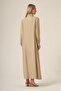 Women's Oversize Embroidered Dress Beige 31336 - 6