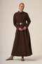 Women's Cotton Dress Brown 31350 - 4