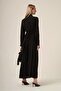 Women's Silk Kupra Stone Dress Black 31345 - 6